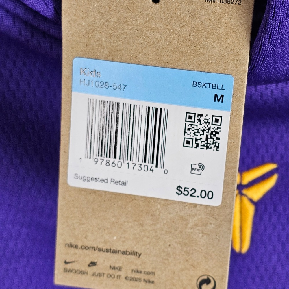 Nike Kobe Bryant Mamba Kids' Therma-FIT Pullover Hoodie HJ1028-547 Size‎ Medium - Picture 6 of 10